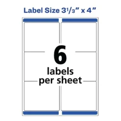 Avery Clear Easy Peel Mailing Labels Inkjet 3 1/3 X 4 60/Pack 18664 -Office Supplies Store GUEST afbcc224 41c0 4589 8fed b5e23504bb81