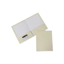 JAM Paper Laminated Two-Pocket Glossy Presentation Folders Ivory Bulk 50/Box 385GIVC -Office Supplies Store GUEST b0f5ecf2 312f 476f bd1e 41b0a40659db