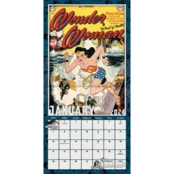 Trends International Inc. 2023-24 Wall Calendar 12"x12" DC Comics Wonder Women