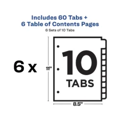 Avery Pre-Printed 10-Tab Numeric Dividers Customizable 11823 10 Avery Pre-Printed 10-Tab Numeric Dividers Customizable 11823 -Office Supplies Store GUEST b371ca6e 2a7f 4b2c adfe fe47f51af6e7