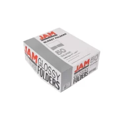 JAM Paper Laminated Two-Pocket Glossy Presentation Folders Silver 385GSID -Office Supplies Store GUEST b3b7020b 4953 4b17 b4fd 0653a9204fd9 1