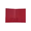 JAM Paper Corrugated Two-Pocket Fluted Folders Red 87500D