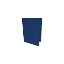 LUX 9 X 12 Presentation Folders Standard Two Pocket Navy Blue 50/Pack (LUX-PF-103-50)