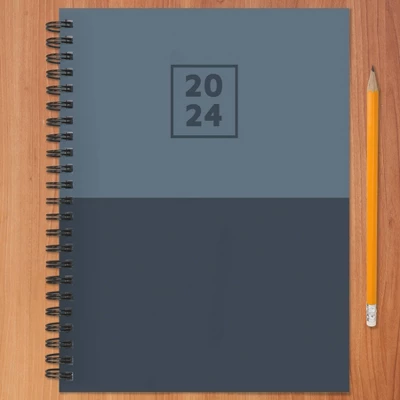 TF Publishing 2024 Weekly/Monthly Planner 8"x6.5" Blue 5 TF Publishing 2024 Weekly/Monthly Planner 8"x6.5" Blue - Image 5