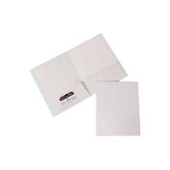 JAM Paper Laminated Two-Pocket Glossy Presentation Folders White 385GWHD 12 JAM Paper Laminated Two-Pocket Glossy Presentation Folders White 385GWHD -Office Supplies Store GUEST b9e9bb93 1c45 454c 9729 1668ed00c60e
