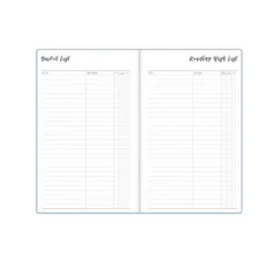 Ivory Paper Co 2024 Planner 8"x5" Weekly/Monthly Bookbound Light Gray Blue -Office Supplies Store GUEST bbe3c5e6 a52f 4442 9c83 be88925022cb