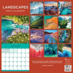 TF Publishing 2024 Wall Calendar 12"x12" Landscapes -Office Supplies Store GUEST be1e55b2 c4ee 498d ad76 0070008f3507