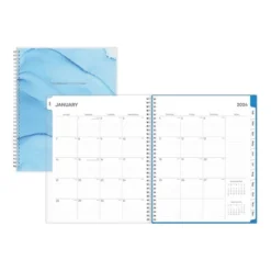 Blue Sky 2024 Planner 8.5"x11" Weekly/Monthly Frosted Cover Whitney Cool -Office Supplies Store GUEST bf3240a3 e1ec 4c0c bd6b cae6535a4a96