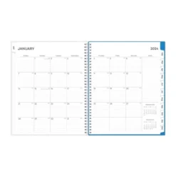 Blue Sky 2024 Planner 8.5"x11" Weekly/Monthly Frosted Cover Whitney Cool -Office Supplies Store GUEST c1315fee 97ab 4494 adb8 f94f81a25de0