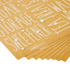 Talented Kitchen 136 Pantry Labels For Food Containers, Preprinted White All Caps On Clear Stickers For Jars, Kitchen Canisters -Office Supplies Store GUEST c2d486b6 3cb1 4033 8942 e6d326a34b73