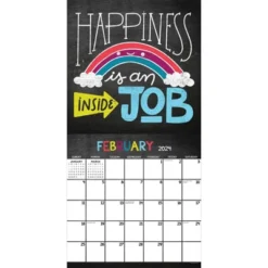 TF Publishing 2024 Wall Calendar 12"x12" Chalk It Up
