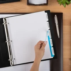 Avery Print & Apply Clear Label Dividers W/White Tabs 5-Tab 11 1/4 X 9 1/4 5 Sets 11440 -Office Supplies Store GUEST c94d283a efe1 4136 89e0 5a550eb5ded9