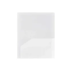 JAM Paper Heavy Duty 2-Pocket Folder Clear 108/Box 3383HCLB -Office Supplies Store GUEST c977bae4 d787 41a5 b179 9b8756a67cdb