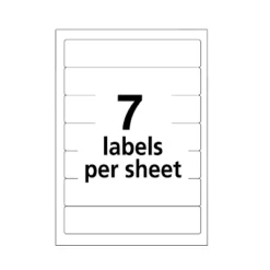 Avery Removable 1/3-Cut File Folder Labels Inkjet/Laser .66 X 3.44 White 252/PK 5230 -Office Supplies Store GUEST cb145eca 74b5 4e6f 9f42 828234328976