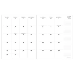 TF Publishing 2023-24 Academic Planner Monthly 6.5"x8" Palms