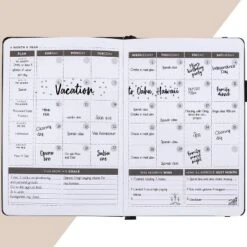 Undated Planner Weekly 8.25"x5.75" Black - Clever Fox -Office Supplies Store GUEST ccbcf813 168a 4c78 9471 aa812bb8a1fb