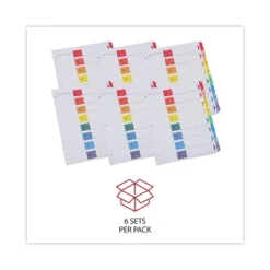 UNIVERSAL Table Of Contents Dividers Assorted Color 8-Tab 1-8 Letter White 6/PK 24802 8 UNIVERSAL Table Of Contents Dividers Assorted Color 8-Tab 1-8 Letter White 6/PK 24802 -Office Supplies Store GUEST cde6cc45 d450 457c bd3a 471e7a61f218