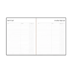Ivory Paper Co 2024 Planner 10"x8" Weekly/Monthly Bookbound Black -Office Supplies Store GUEST cf06f615 4377 4d85 9ad8 87fdb565933b