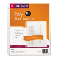 Smead Organized Up Poly Slash Jackets Letter Polypropylene Clear 5/Pack 89506 15 Smead Organized Up Poly Slash Jackets Letter Polypropylene Clear 5/Pack 89506 -Office Supplies Store GUEST d0953b82 9132 466f b233 4e05a8df99e6