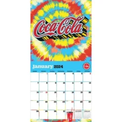 TF Publishing 2024 Wall Calendar 12"x12" Coco Cola: Festival Of Life