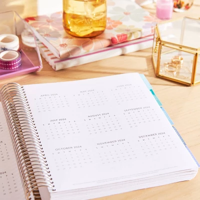 Erin Condren 2023-24 Academic Planner 7"x9" Watercolor Stripes 10 Erin Condren 2023-24 Academic Planner 7"x9" Watercolor Stripes - Image 10