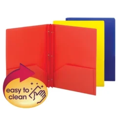 Smead Poly Two-Pocket Folder With Tang Style Fasteners, Letter Size, 3 Per Pack -Office Supplies Store GUEST d2bb02fb 344c 4586 b448 c67c327d49e5