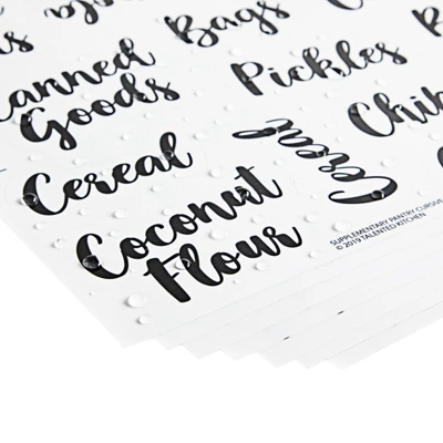 Talented Kitchen 155 Pack Kitchen Pantry Labels For Food Container Organization, Fridge Storage Labels Sticker For Jar And Canisters 5 Talented Kitchen 155 Pack Kitchen Pantry Labels For Food Container Organization, Fridge Storage Labels Sticker For Jar And Canisters - Image 5