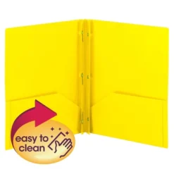 Smead Poly Two-Pocket Folder With Tang Style Fasteners, Letter Size, 3 Per Pack -Office Supplies Store GUEST d62a8f7f 1189 434d a9f0 34ad689c616c