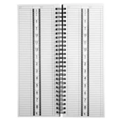 Juvale 200 Page Salon Appointment Book For Hair Stylist, Undated, Daily Planner, Hourly Spiral Book, Marble Design, 2 Columns, 14 X 5 In -Office Supplies Store GUEST d8647ae1 9ccb 464f a2e7 ae987ae52903