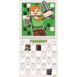Trends International Inc. 2023-24 Wall Calendar 12.62"x12.37" Minecraft - 15th Anniversary Collector's Edition 10 Trends International Inc. 2023-24 Wall Calendar 12.62"x12.37" Minecraft - 15th Anniversary Collector's Edition -Office Supplies Store GUEST d8f758a8 144e 48f4 b234 5b51f79c290f