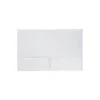 JAM Paper Laminated Two-Pocket Glossy Presentation Folders White 385GWHD