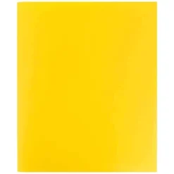 JAM 6pk 2 Pocket Heavy Duty Plastic Folders - Yellow -Office Supplies Store GUEST dc5e32a0 43a4 4a1b b163 c04d5be780d0