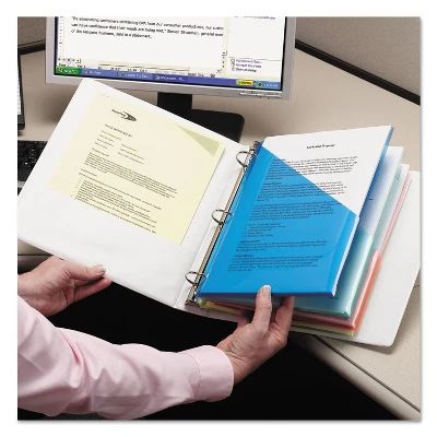 Smead Organized Up Poly Slash Jackets Letter Assorted 5/Pack 89505 3 Smead Organized Up Poly Slash Jackets Letter Assorted 5/Pack 89505 - Image 3