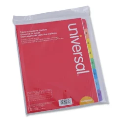 UNIVERSAL Table Of Contents Dividers Assorted Color 8-Tab 1-8 Letter White 6/PK 24802 9 UNIVERSAL Table Of Contents Dividers Assorted Color 8-Tab 1-8 Letter White 6/PK 24802 -Office Supplies Store GUEST de0eef26 1997 4381 90bd f701d34b68f6