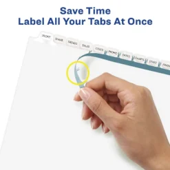 Avery Print & Apply Clear Label Dividers W/White Tabs 12-Tab Letter 5 Sets 11429 -Office Supplies Store GUEST de5c0e62 7ec1 4983 8f94 0363bb1f99ef