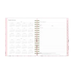Rachel Parcell 2024 Planner 7.8"x9.13" Daily/Monthly Laminated Wirebound Peony -Office Supplies Store GUEST dfd8bc66 30de 46c5 af5e 5ba39e310d9e