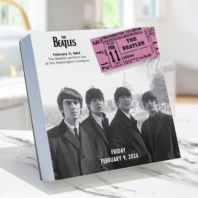 TF Publishing 2024 Daily Desktop Calendar 5.25"x5.25" The Beatles 1 TF Publishing 2024 Daily Desktop Calendar 5.25"x5.25" The Beatles