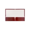 JAM Paper Glossy 2-Pocket Presentation Folder Red 50/Box V0312403C