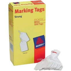 Avery Medium-Weight White Marking Tags 1 3/4 X 1 3/32 1 000/Box 12204 -Office Supplies Store GUEST e12cfc6f 652f 425b a5a6 32d056d35c51