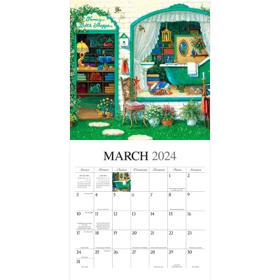 Browntrout 2024 Wall Calendar 12"x12" Home Sweet Home 2 Browntrout 2024 Wall Calendar 12"x12" Home Sweet Home - Image 2