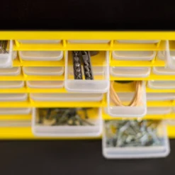 IRIS Drawer Parts Cabinet Black/Yellow -Office Supplies Store GUEST e4228f79 ce6c 49d0 8ba0 c57d637631bf