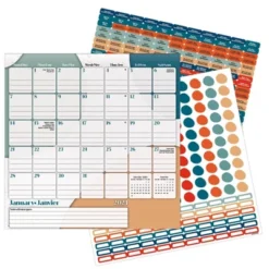 Trends International Inc. 2023-24 Wall Calendar 12"x12" Bilingual English/French Family Magnetic -Office Supplies Store GUEST e5d4e46a a6ea 40e8 be92 8773e9a304da