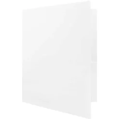 JAM 6pk 2 Pocket Heavy Duty Plastic Folders - White -Office Supplies Store GUEST e6a1ad0f bb8c 4005 a67d f6c0521fee65