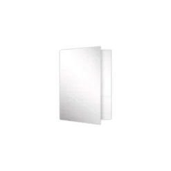 LUX 9 X 12 Presentation Folders Standard Two Pocket 25/Pack White Gloss (SF-101-SG12-25)