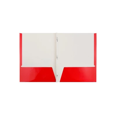 JAM Paper Two-Pocket School Folders With 3 Fasteners Assorted Colors 385GCASSRT 4 JAM Paper Two-Pocket School Folders With 3 Fasteners Assorted Colors 385GCASSRT - Image 4