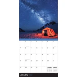 TF Publishing 2024 Wall Calendar 12"x12" Stargazing