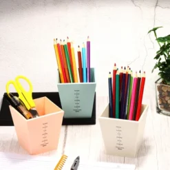 Unique Bargains Pen Cup Holder Plastic Pencil Stand Desk Stationery Organizer For Office Desktop -Office Supplies Store GUEST ec414813 e1b5 4b55 b21d cf036be5d9cb
