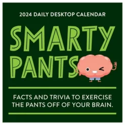 TF Publishing 2024 Daily Desktop Calendar 5.25"x5.25" Smarty Pants -Office Supplies Store GUEST eca05c61 6cca 496f 9518 00d355afd376