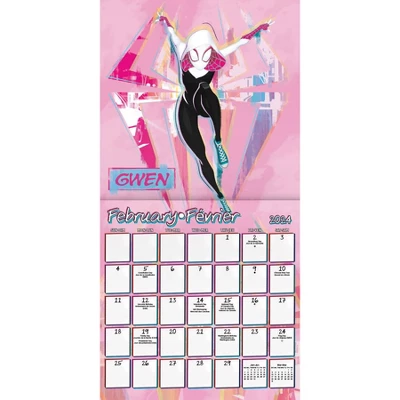 Trends International Inc. 2023-24 Wall Calendar 12"x12" Marvel Spider-Man: Across The Spider-Verse Bilingual English/French 2 Trends International Inc. 2023-24 Wall Calendar 12"x12" Marvel Spider-Man: Across The Spider-Verse Bilingual English/French - Image 2