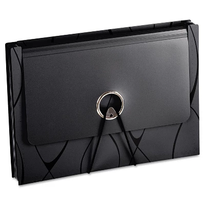 Pendaflex Sliding Cover Expanding File 13 Pockets 1/6 Tab Letter Black 02327 5 Pendaflex Sliding Cover Expanding File 13 Pockets 1/6 Tab Letter Black 02327 - Image 5